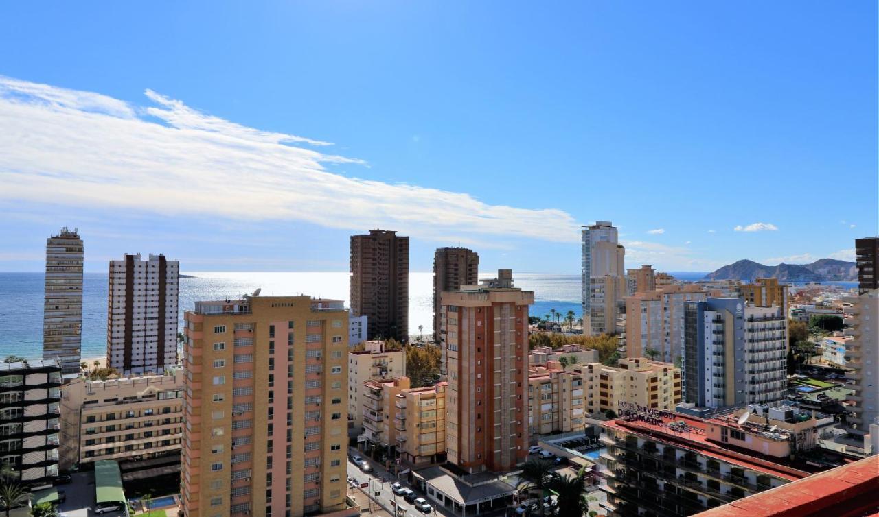 Penthouse Cervantes Sea View 베니돔 외부 사진