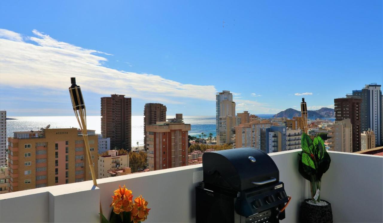 Penthouse Cervantes Sea View 베니돔 외부 사진