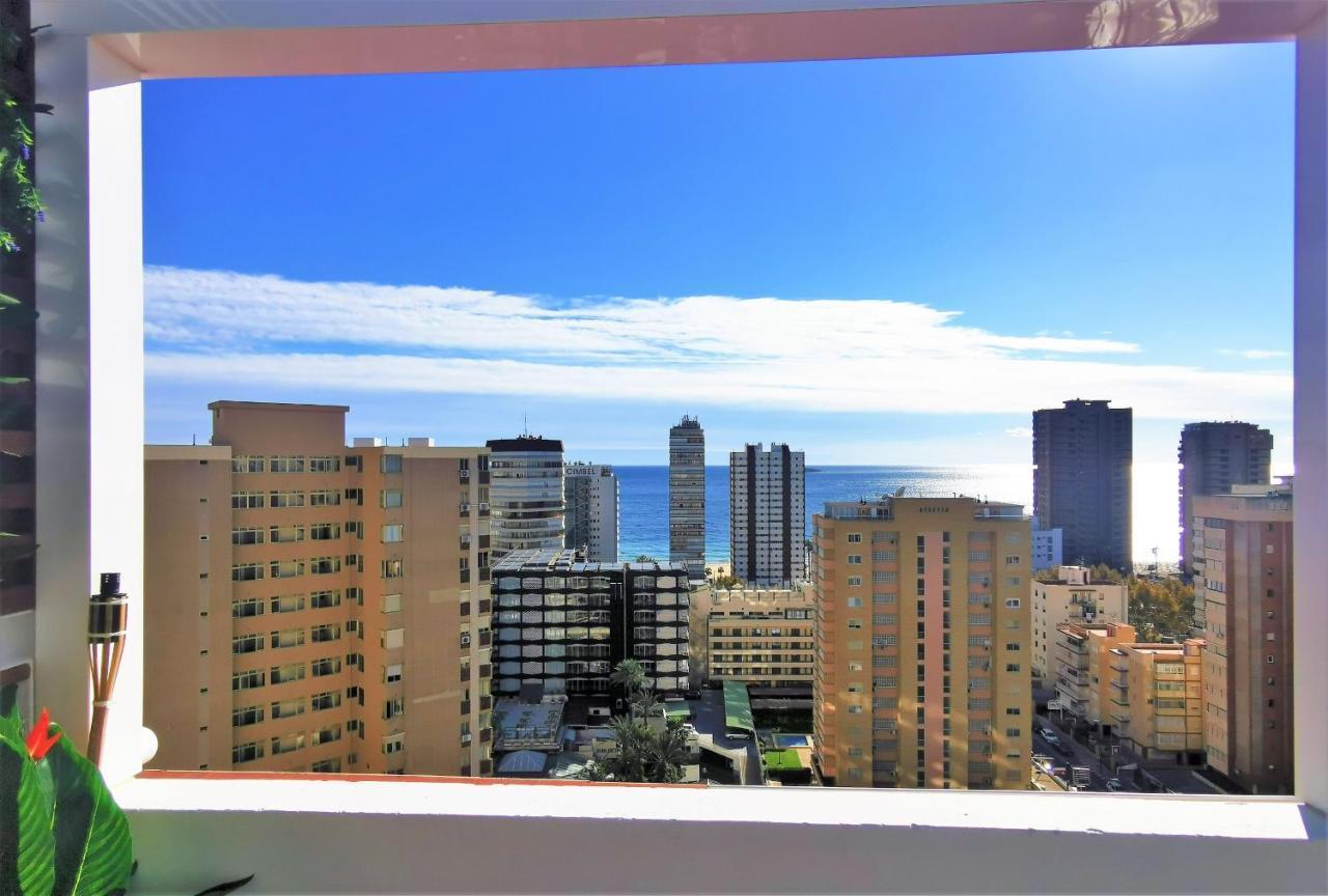 Penthouse Cervantes Sea View 베니돔 외부 사진