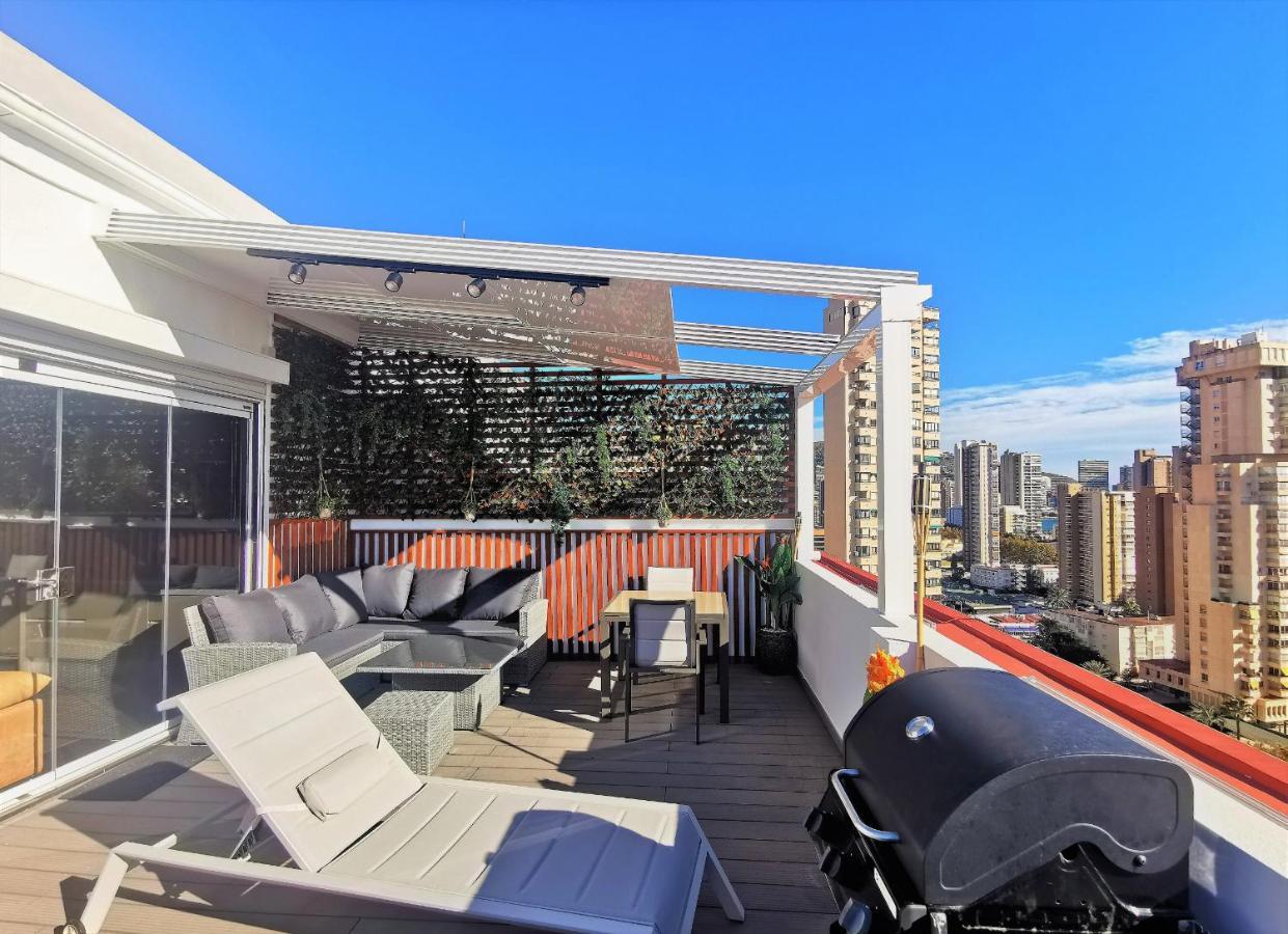 Penthouse Cervantes Sea View 베니돔 외부 사진
