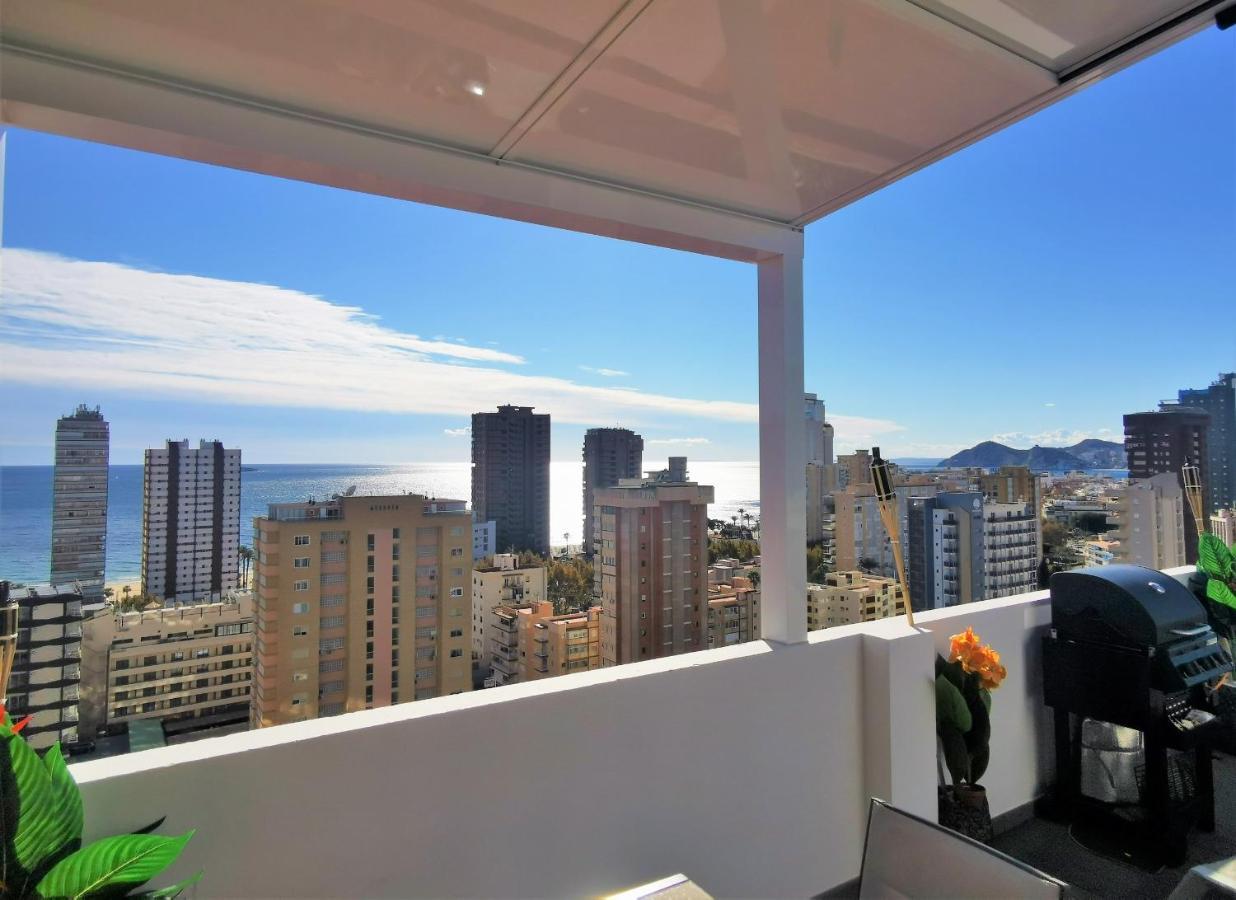 Penthouse Cervantes Sea View 베니돔 외부 사진