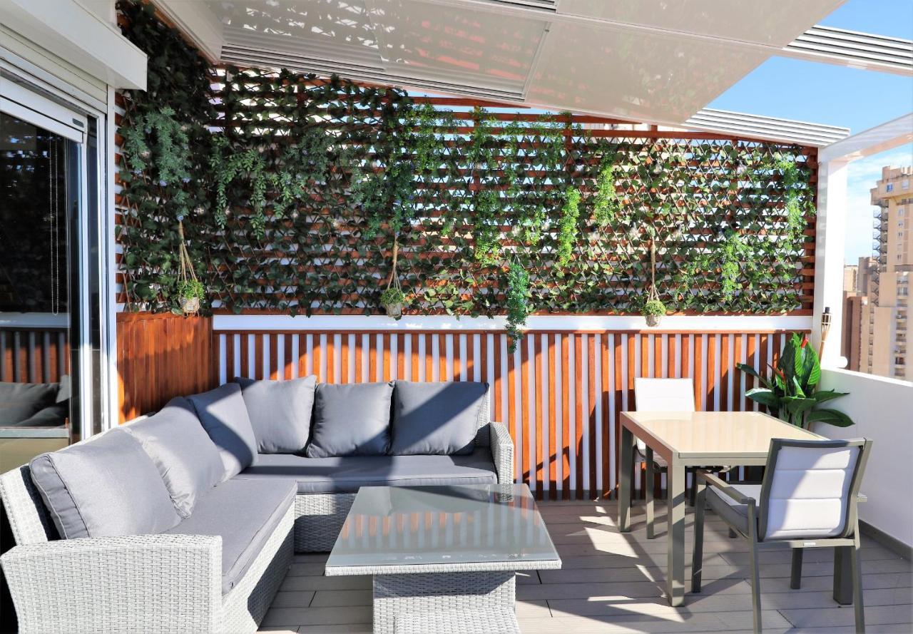 Penthouse Cervantes Sea View 베니돔 외부 사진